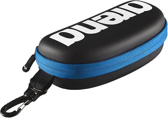 ARENA Unisex Adult Swim Goggle Case for Swimmers Protective Hardcover Carrying Case Clip for Backpacks