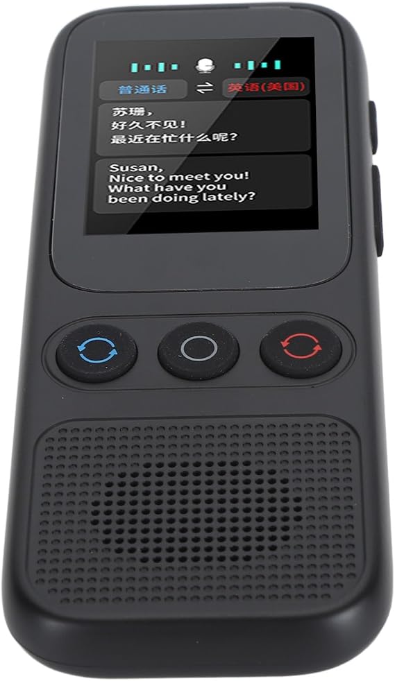 138 Languages with AI Translation, Voice Photo Translation Device, 2.0 inch, Recording Offline Online Translator, for ChatGPT, Exchange Rate Unit Conversion