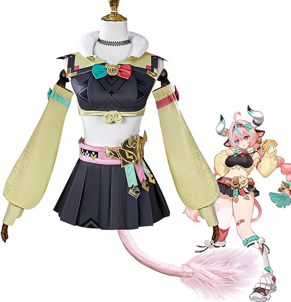 Genshin Impact Varesa Cosplay Costume Set - Anime Roleplay Outfit, Perfect for Events & Halloween