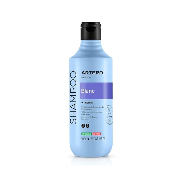 Artero Blanc. Whitening Shampoo for White Dogs and Black Dogs