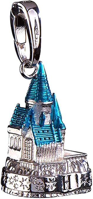 The Noble Collection Lumos Harry Potter Charm No. 3 - Hogwarts Castle (Silver Plated)