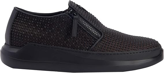 Conley Synthetic Fabric Zip Slip Ons