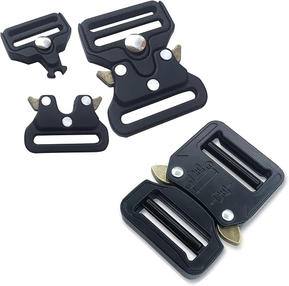 TXZWJZ Metal Buckle Dual Adjustable Tactical Belt Buckle