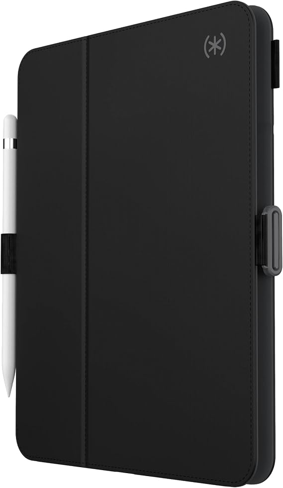 Speck Products iPad (10th Gen - 2022) Stylefolio with Microban (Black/Slate Grey)