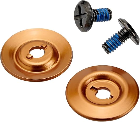 Biltwell | Gen2 Hardware Kit (pair) | Black Screw with Bronze Base | Fitment ECE Gringo S and ECE Lane Splitter Motorcycle Helmet Shield