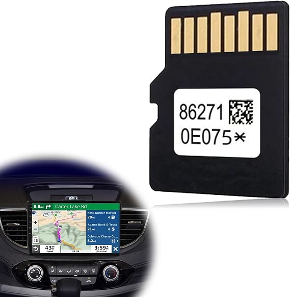 Latest Maps Updated 86271 0E075 Navigation GPS SD Card US & Canada Maps Micro SD Card for Upgrading Your Car GPS Navigation System Compatible with Toyota 4Runner RAV4 Tundra