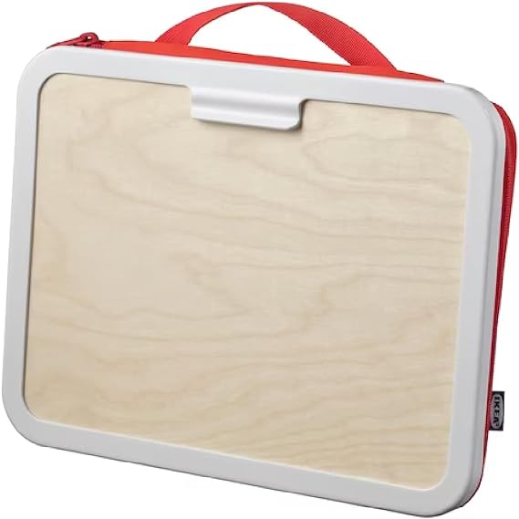 I-K-E-A MALA Portable Drawing Case Red Polyester/Polypropylene 13 3/4x10 5/8''