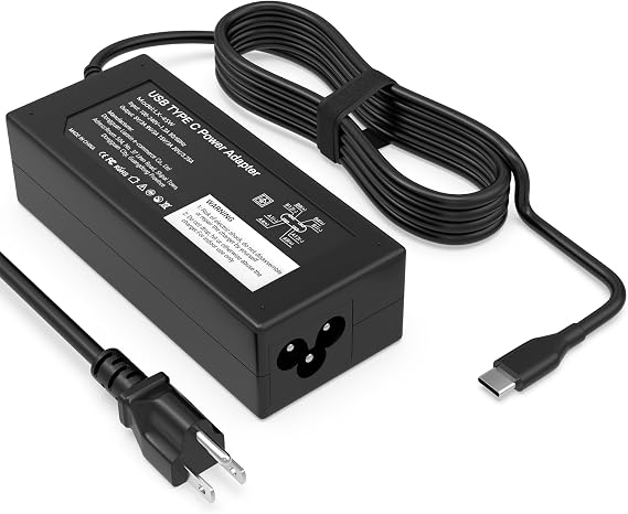 Replacement for Chromebook Charger 45W USB C,for HP Type C Laptop All