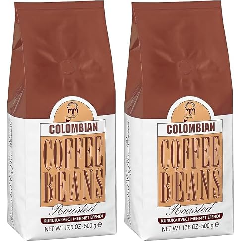 Kurukahveci Mehmet Efendi Mehmet Efendi Colombian Çekirdek Kahve 500 gr 2 paketi