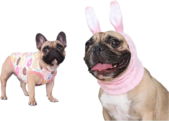 iChoue Donuts Shirt and Bunny Muff - M