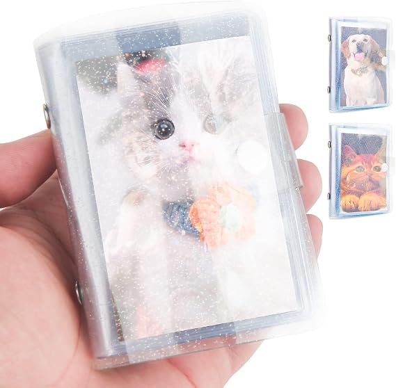 Fujifilm Instax Mini 12 11 9 99 90 8+ 8 7s 7+ 40 26 25 evo Instant Camera Polaroid Snap for Z2300 SocialMatic Instant Camera Zip Instant Printer 36 Pockets 2x3 Photo Album 2 Pack White | インスタント写真容量72枚、ポータブルサイズ、無酸性ページ、スナップ開閉、ポラロイド2x3インチのプリントに対応。お気に入りの思い出を持ち運べます。