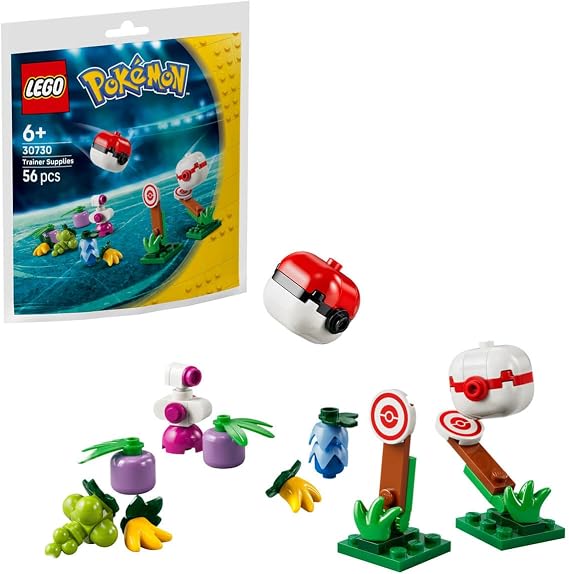 LEGO Pokemon Eğitmen Malzemeleri Yapım Seti 30730 (56 Parça)
