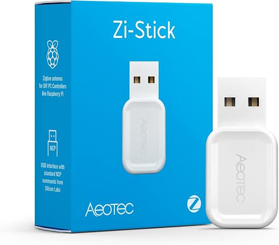 Aeotec Zi-Stick - Zigbee USB to Create Your Own Zigbee Hub to Control Zigbee Smart Home Devices