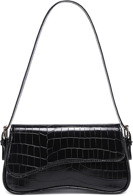 SYXLCYGJ Underarm Shoulder Bag for Women Trendy Purse Vegan Leather Hobo Handbags Clutch Crossbody Bag