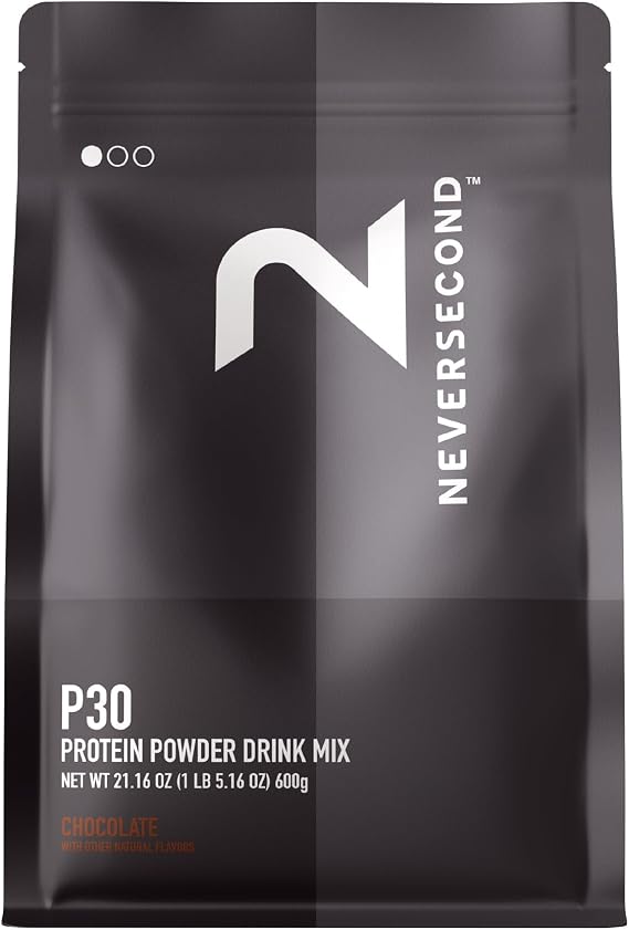 NeverSecond P30 Recovery Drink Mix, Protein & Essential Amino Acids, 15-Ct | High-Performance Never2 Mix for Marathon Recovery & Support, 600g / 15-serving Pack