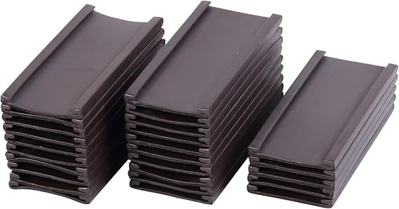 Mastervision Pack of 25, Magnetic Data Card Holders, 1" x 2", Magnet Label Holders, Great for Labeling Metal Shelves, File Cabinets & Planning Boards