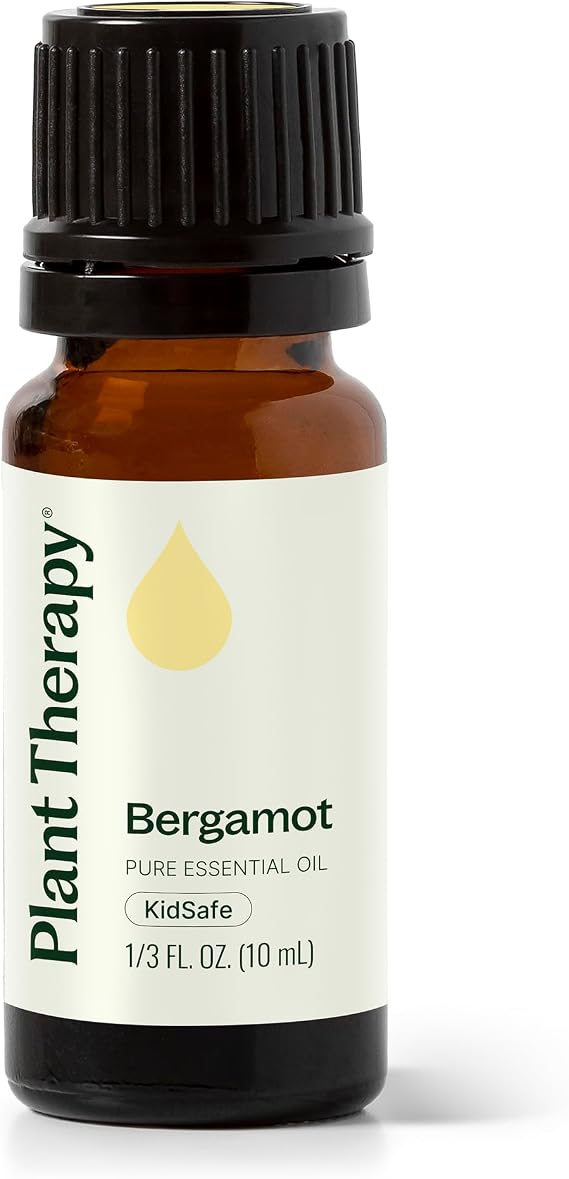 Plant Therapy Bergamot Essential Oil 10 mL (1/3 oz), Pure & Undiluted