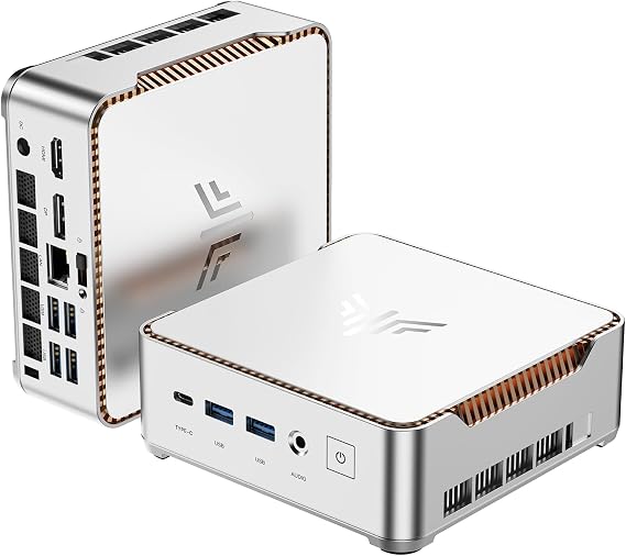 KAMRUI Pinova P2 Mini PC,AMD Ryzen R2544 16GB DDR4 256GB SSD Mini Computers