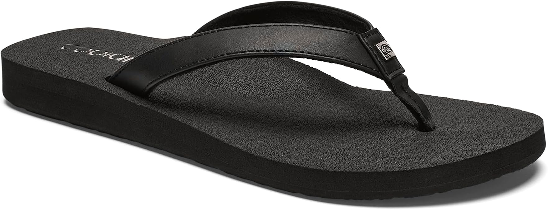Cobian Women's Skinny Bounce 2 Black Flip Flops