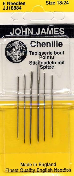 Chenille Hand Needles-Size 18/24 6/Pkg