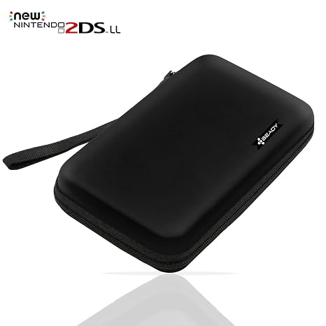 BEADY Carrying Case for 2DS XL, 2DS LL, 3DS, NEW 3DS, DSi, DSLite - Black Storage Console Case