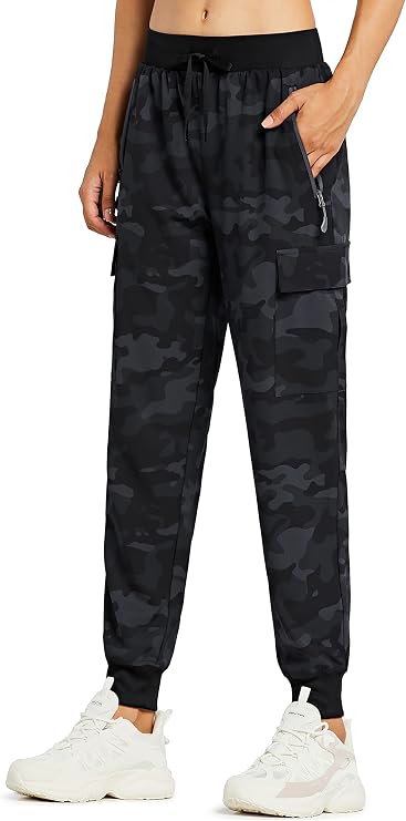 Libin Women's Hiking Cargo Pants Quick Dry Joggers Petitle/Regular/Tall