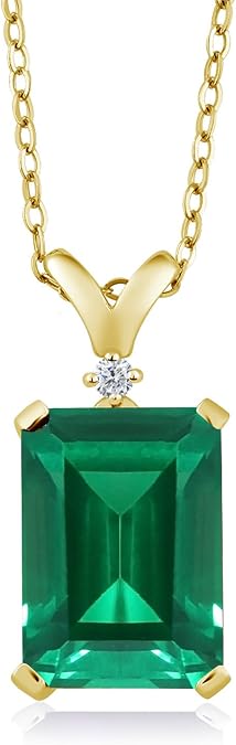 Gem Stone King 5-10 Cttw Birthstone Pendant Necklace