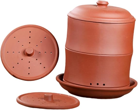 Sprouting Jar Germination Plate Multipurpose Saving Space Nursery Pot Green Growing Tray Sprouts Growing Jar Seed Sprouting- Red