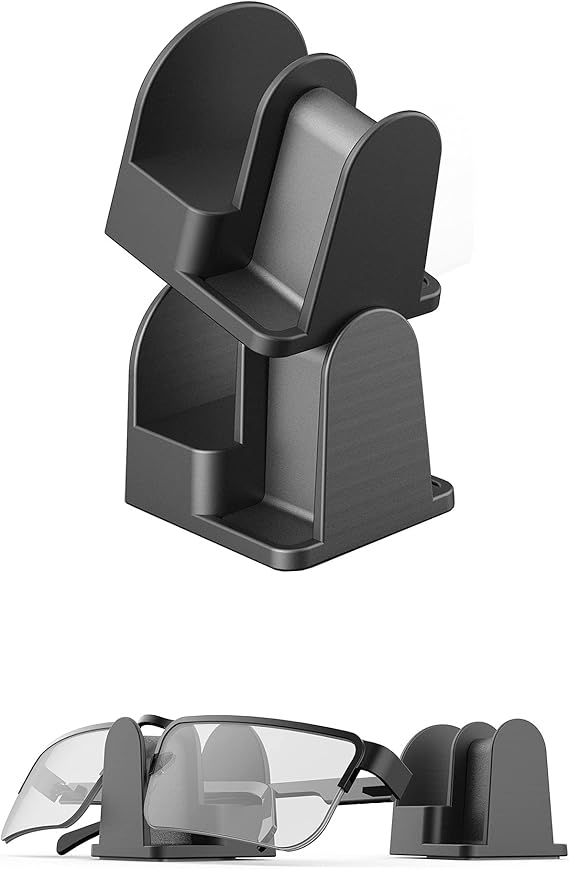 Eyeglass Holder Stand Glasses Wall mount sunglass storage organizer Compatible with Car Sunglass Holder 2Pack