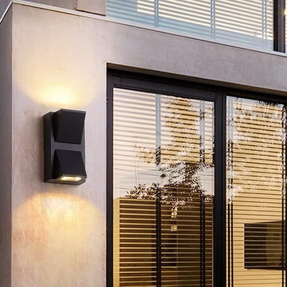 CATA Rhodes 7 Watt Modern Wall Led Sconce 3200k Daylight Duplex Indoor and Outdoor Sconce IP44 [Energy Class G]
