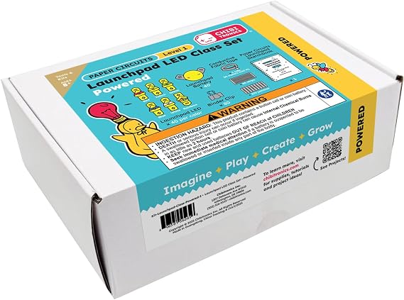 Launchpad LEDs Classroom Pack - Powered | A Fully Powered Classroom Set for 40 Students, Perfect for Large-Group, Hands-on Paper Circuit Learning.