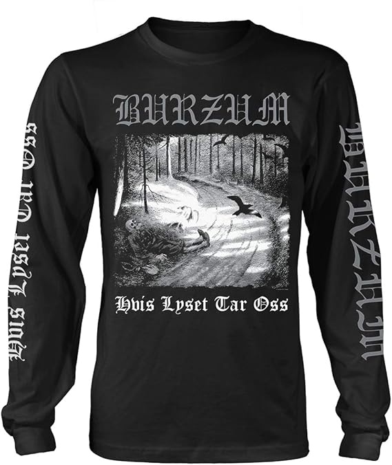 Burzum Men's Hvis Lyset Tar OSS Long Sleeve Small Black