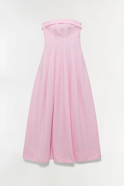 Avril Cotton Bustier Maxi Dress