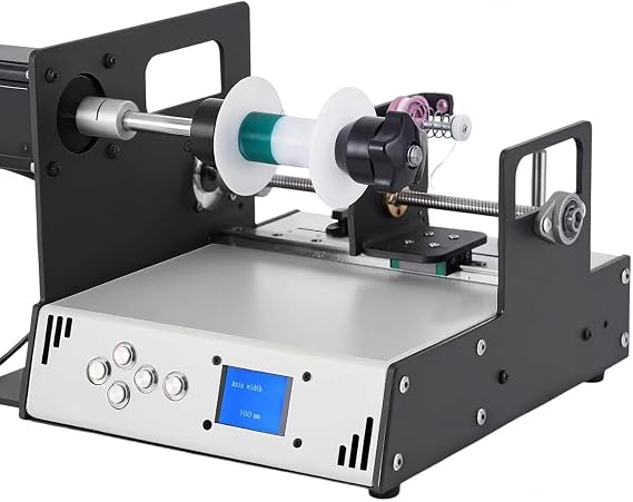 PakaLife Automatic Coil Winding,900RPM Coil Winder Machine with Auto-Wire Alignment Compatible with 18-46AWG Wire,Filament Spool,Ideal For Tool Lines,Coils and Silk Threads