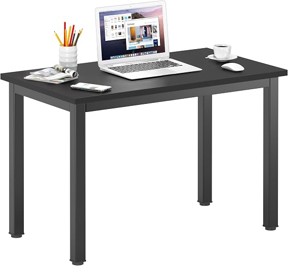 DlandHome 31.5 inches Small Computer Desk for Home Office, Black