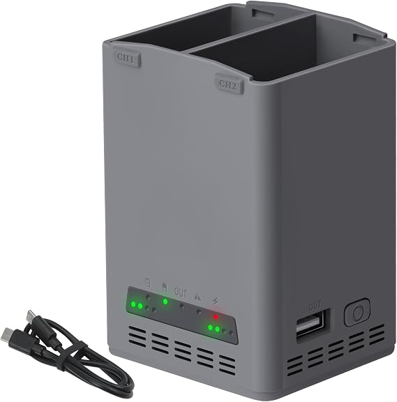 Battery Charger for DJI Mini 5 Pro/ Mini4/Mini4 Pro/ Mini3/Mini3 Pro Drone Two-Way Charging Hub Accessories (100W Charger)