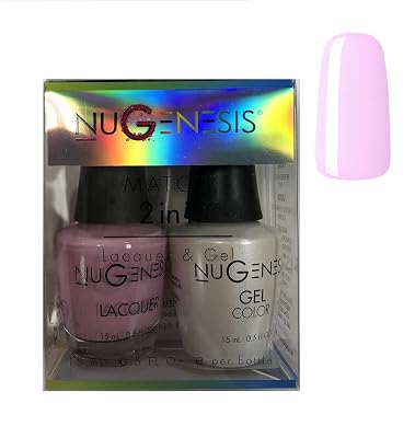 Nugenesis Matching Gel Lacquer Combo Polish | NU 77 Quiet Time