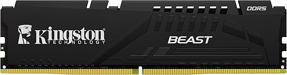 Kingston Beast 32GB DDR5 6800MT/s CL34-45 DIMM Desktop Ram Kit (2x16GB) - KF568C34BBK2/32TR