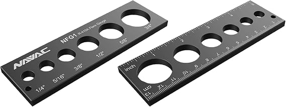 NAVAC NFG1 Flare Gauge for ACR Soft Copper Tubing - 1/4 to 3/4 in OD