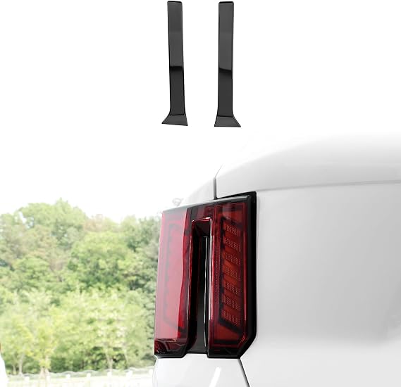 YOUTOOCAR 2PCS Tail Light Covers Trim Compatible with Kia Sorento 2024-2026 Accessories (Glossy Black)