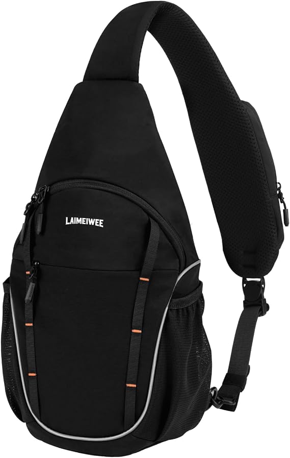 Crossbody Sling Bag, Lightweight Travel Sling Backpack with RFID Blocking