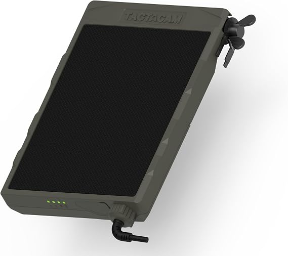 Tactacam Defend Solar Panel, Built-in Battery, Day & Night Power