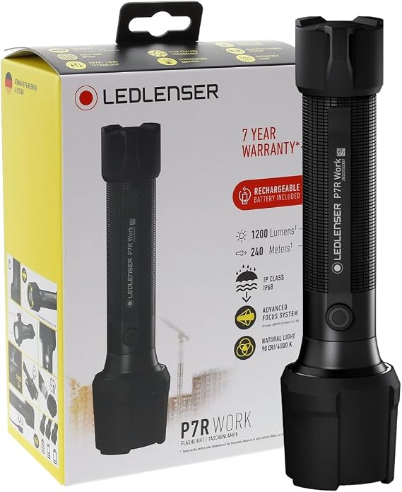 Ledlenser P7R Work Rechargeable Flashlight