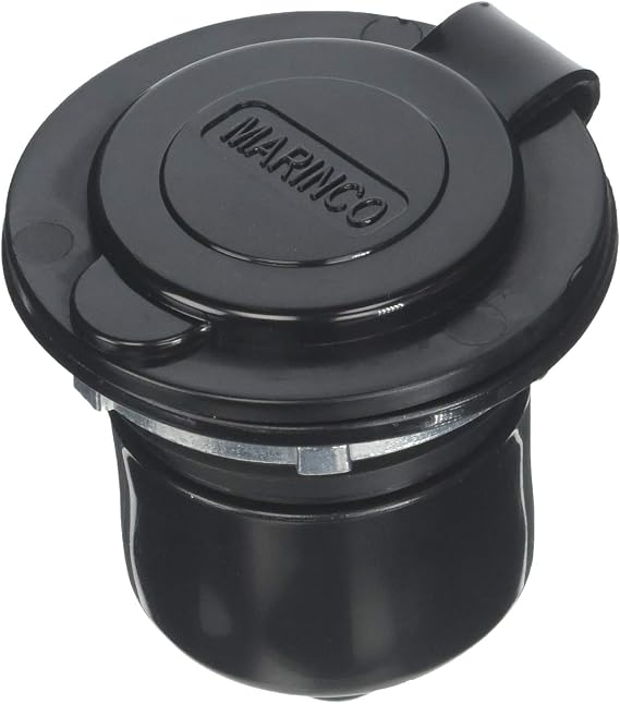 Marinco 150BBI-TM Bass Boat Inlet, 15A 125V, Rear Mount