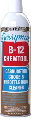 Berryman Products 0117 B-12 Chemtool Carburetor, Choke and Throttle Body Cleaner [Not VOC Compliant in Some States], 16-Ounce 117