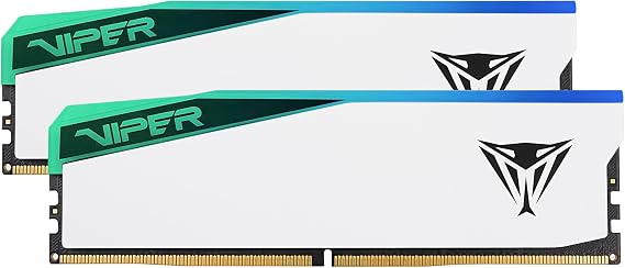 Patriot Viper Elite 5 RGB DDR5 RAM 48GB (2X24GB) 6000MT/s CL30 RGB Memory | Voltage: 1.35v; Supports Intel XMP and AMD EXPO; Module type: UDIMM.