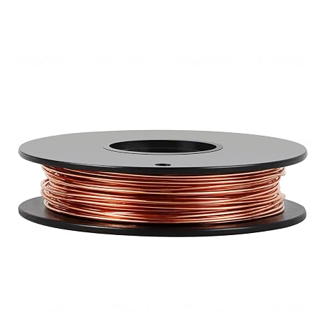 22 Gauge/0.6mm 183 Feet 5 oz 99.9% Dead Soft Copper Wire for Electroculture Gardening, Jewelry Making, Beading, Science Projects, DIY Artwork, Pure Bare Copper Wire