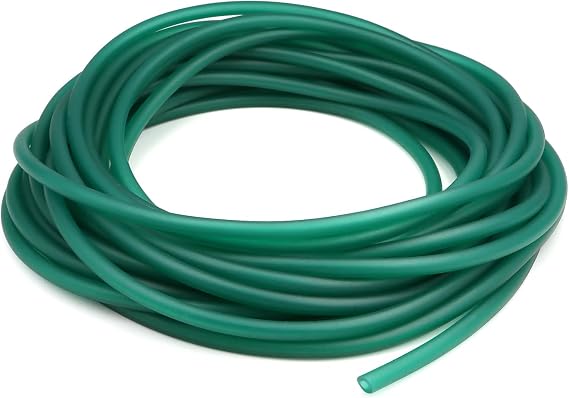 10Feet Latex Rubber hose 3/16" (5mm) ID x 9/32" (7mm) OD Latex Tubing rubber tubing flexible tube latex rubber tubing used for sports fitness home entertainment laboratory(Ice Blue)