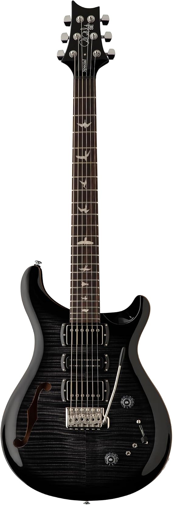 PRS SE Special Semi-Hollow, Charcoal Burst
