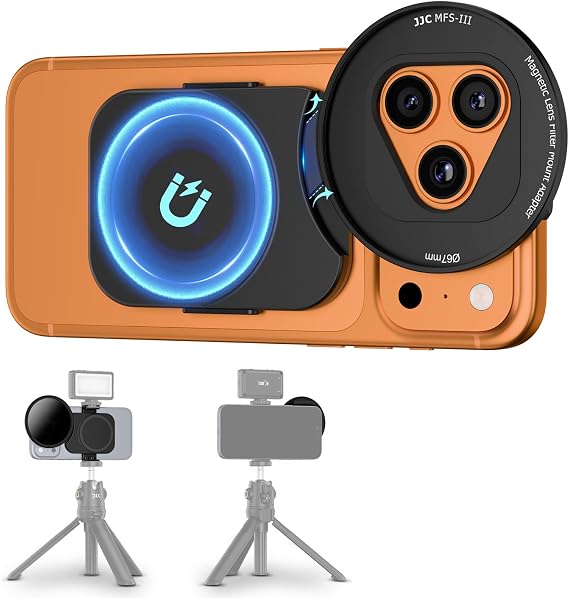 67mm Phone Lens Filter Adapter for iPhone 17 16 15 14 Pro Pro Max Plus Air